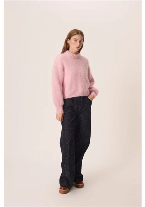 Des Petits Hauts Women's Alex Dragée Cropped Kid Mohair & Merino Wool Jumper Des Petits Hauts |  | 1H26000111026